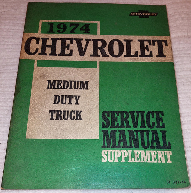 1974 Medium Duty Chevy Truck Service Manual in Other in Kingston