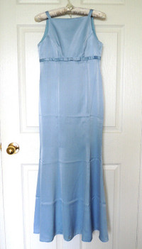 XS Evening dress for petite lady blue