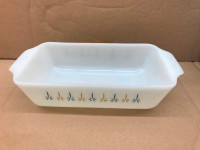 Fire King - Candle Glow dish (#441 Rectangle)