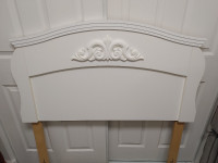 White Twin Headboard