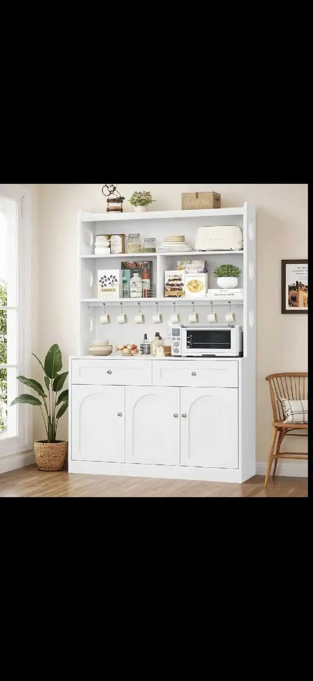 73" Tall Pantry Cabinet , Kitchen Hutch Storage Cabinet in Hutches & Display Cabinets in Markham / York Region - Image 5