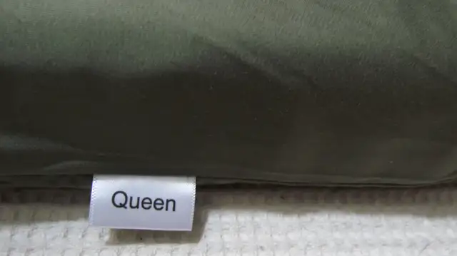 BAMTEK Bamboo Queen Size Green Duvet Cover w Pair Pillow Covers62863736939649122