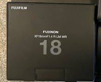 Fujifilm Fujinon XF18mm f/1.4 LM R WR Camera Lens