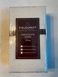 Fieldcrest Luxury Oblong Table Cloth