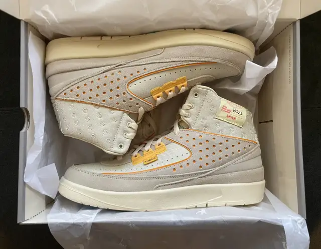 BNIB - Jordan 2 Retro SP Union Rattan - DS - Size 14M62863269384835123
