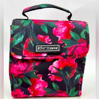 Betsey Johnson Insulated Lunch Tote Bag Floral Roses 