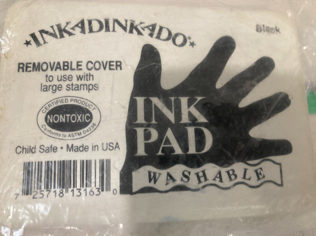 Ink Pad - black - child safe - washable in Free Stuff in London