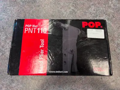 POP Nut PNT110 hand plier tool kit for precise rivet nut installation. Compact and easy to use, idea...