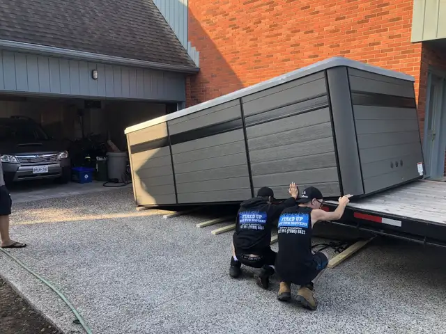 HOT TUB MOVERS MOVE DELIVERY REMOVALS CRANE in Moving & Storage in Kitchener / Waterloo - Image 4
