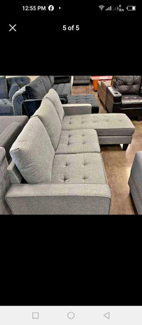 Modern Tufted Sectional Sofa Including Delivery 
