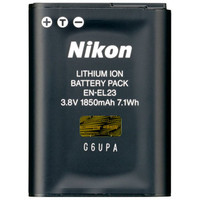 2   EN-EL23  batteries for  Nikon COOLPIX digital cameras.