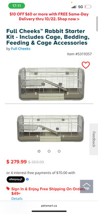 Rabbit/Guinea pig cage