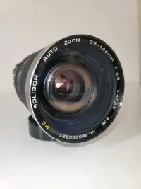 Soligor MC Auto Zoom 35-140mm F/3.5 Macro Lens - For Minolta MD 
