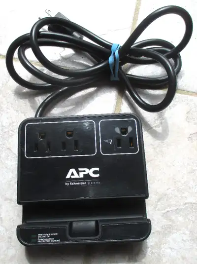 APC USB Charger with AC, P3U3B-CA, Surge Protector Power Brick, View more