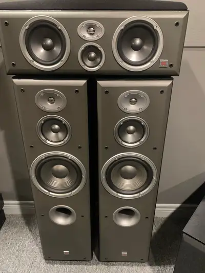 These speakers are mint 2 floor E60 and EC35 center. $165 obo