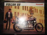 Kawasaki Motorcycle Vulcan 88 Brochure x8 - $80.00 obo
