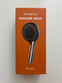 Filtered shower head 5" large with filter for hard water