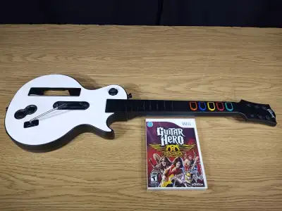 Guitar Hero Aerosmith Avec Sa Guitare (Wii), View more