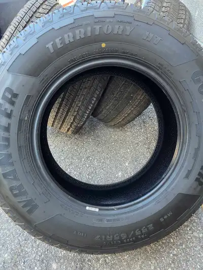 255/65R17 Goodyear Territory HT All Season Tires New New take offs 255 65 17 Goodyear Wrangler Terri...