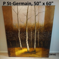 Forest - P St-Germain, Painting, Streched Canvas, 50 x 60 In.