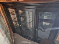 Large solid wood China cabinet