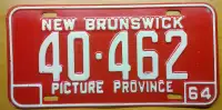 1964 Licence plate