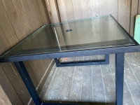 Glass Top Table 