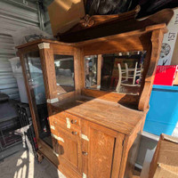 Antique hutch/display cabinet 