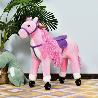 Kids Rocking Horse, Large Walking Ride on Toy for Toddlers 3 yea, View more