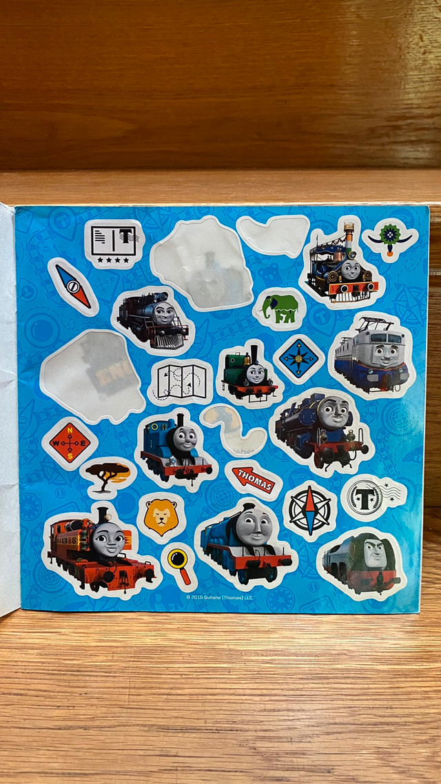 Thomas & Friends Engines Around the World book & 50+ stickers in Children & Young Adult in Oshawa / Durham Region - Image 2