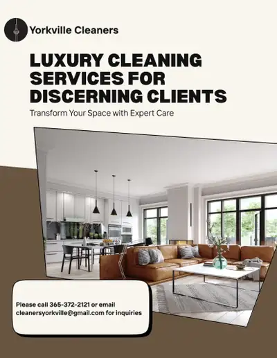 Yorkville Cleaners $40-45 – Affordable, High-Quality(GTA), View more