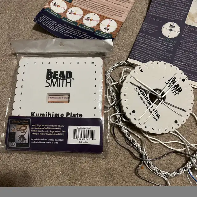 Kumihimo supplies - disk, plate, chinese knotting cord in Hobbies & Crafts in Dartmouth - Image 6