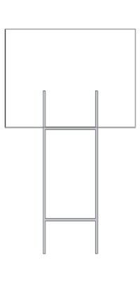 30”x10” Universal H-Frames Step Stakes for coroplast signs $1.20 in Other Business & Industrial in Markham / York Region - Image 4