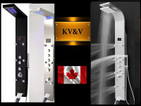 KV&V new thermostatic shower panel tower column systems & faucet