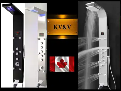 KV&V new thermostatic shower panel tower column systems & faucet, View more