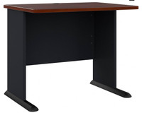 Bush Business Furniture Series A 36W Desk in Hansen Cherry