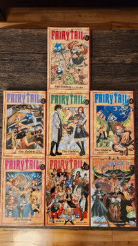 Manga Fairy Tail 1 à 7 Anglais Neufs