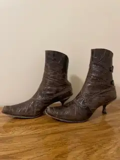 Fluevog Brown Heel Boots628637372340491219