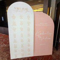X-LARGE WEDDING WELCOME SIGNS + SEATING CHARTS + BUNDLES !