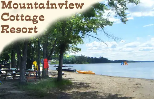 Waterfront Cottages on Golden Lake 613 625-2971 1000 feet of beautiful safe shallow entry beach www....