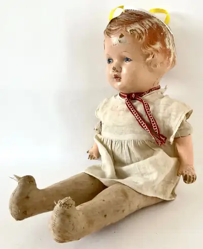 Antiquité 1935 Collection. Poupée Peggy Hairbow RELIABLE Canada, View more