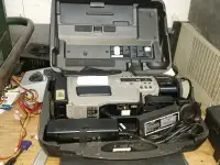 Panasonic AG-196up VHS Reporter Camcorder with hardcase +accesor