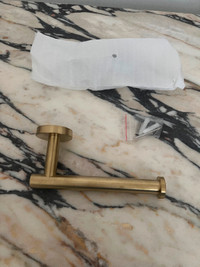 Toilet Paper Holder - Brushed Gold