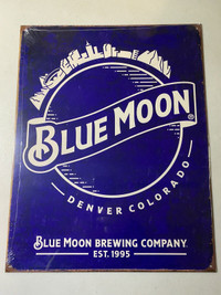 Blue Moon / Busch Light / Summer Shandy Bar Signs