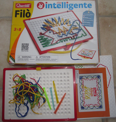 Quercetti FILO: Montessori lacing tool kids' toy - jouet enfants, View more