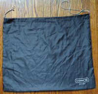 COACH Draw String Protective Large (23.5" x 19") Brown Dust Bag