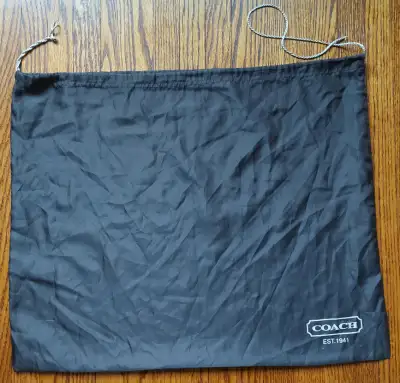 COACH Draw String Protective Large (23.5" x 19") Brown Dust Bag, View more