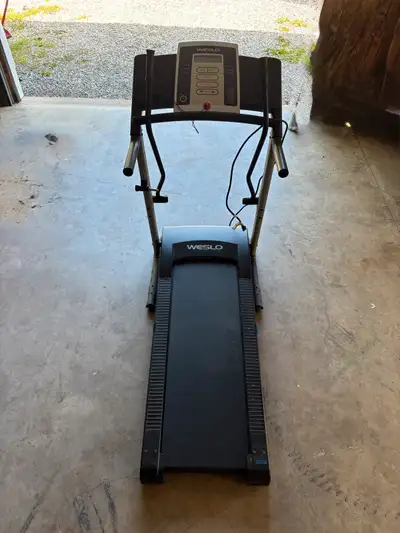 I'm selling a WeSLO treadmill that's perfect for getting your cardio in at home! This treadmill has...
