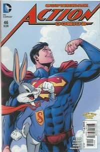 SUPERMAN ACTION COMICS (2011) #46 Looney Tunes Variant Cover VF