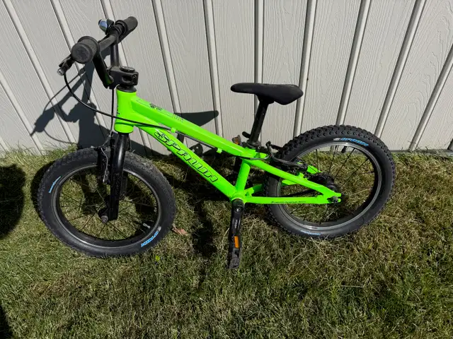 Spawn Yoji 16" kids bike lightweight aluminum Neon Green SE Edmo